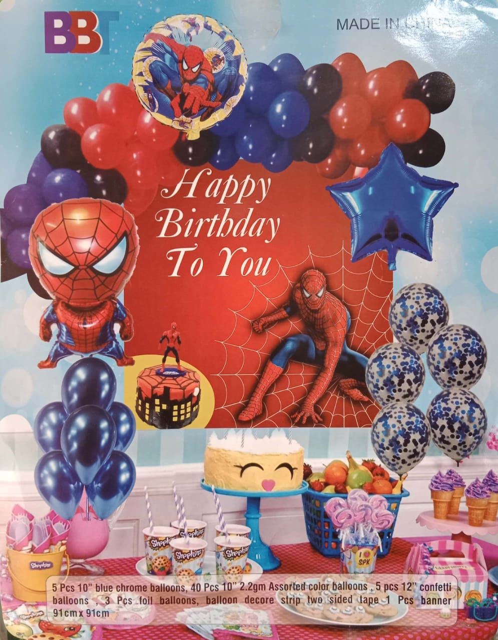 Fabulous Spider Man Theme Birthday Party Decoration, Fabulous Spider Man  Theme Birthday Party Decoration, By MASS Art and Craft