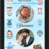 New Born Baby Boy Frame